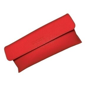 GUESS RED VEGAN LEATHER SUNGLASSES CASE